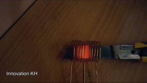 Индукционный нагреватель 12В на транзисторе IRF3205